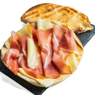 Lipie crocanta cu jambon