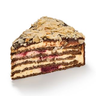 New! Prăjitură cu foi, cremă de vanilie și vișine (vegan)