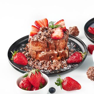 COCONUT RASPBERRY SHOCK FRENCH TOAST