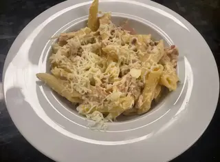 Paste Carbonara cu smântâna