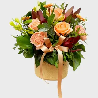 Aranjament cadou Blushing Peach