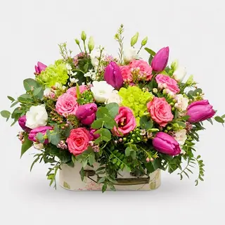 Aranjament floral O Primavara Colorata