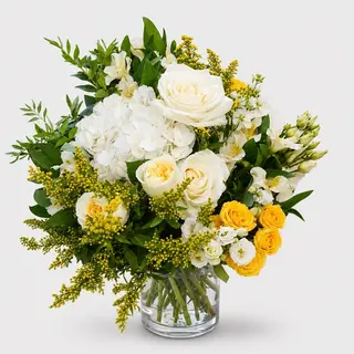 Buchet cadou cu hortensie “Apus imperial”