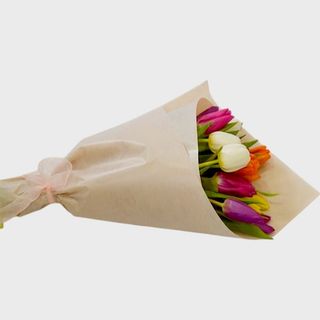 Buchet 15 lalele multicolore Kraft