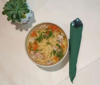 Supa de vita eco romaneasca si taietei de casa