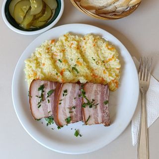 Costita de porc si piure de cartofi