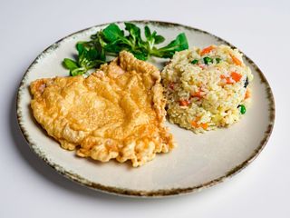 Pilaf de orez cu snitel 400 g