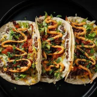 Smash tacos latino