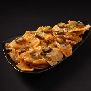 Cheesy nachos
