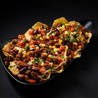 Chilli cheese nachos