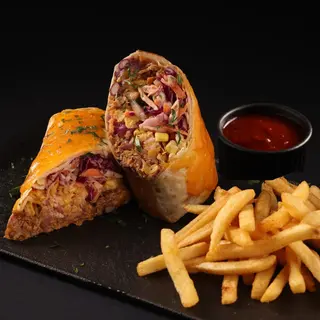 COMBO BURRITO PULLED PORK