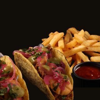 COMBO CRUNCHY TACOS PULLED PORK 