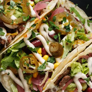 Smash tacos mexicano