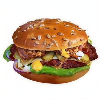 Burger cu carne* de vita si porc 285g