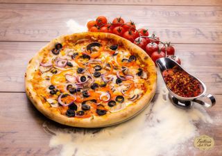 Pizza clasica Vegetariana Ø 25cm