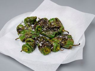 Grilled Padrón peppers