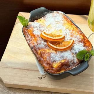 Clătite cu brânză si smântână la cuptor