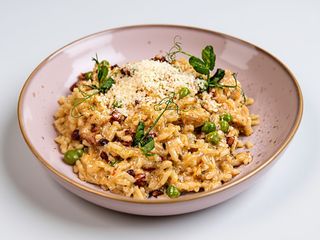 Risotto ciuperci si ulei de trufe