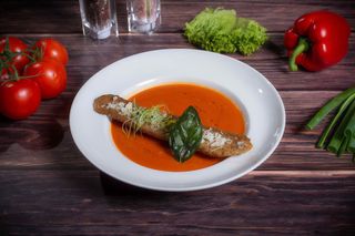 Supă cremă de ardei copt