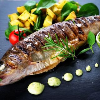 Biban de mare la plita