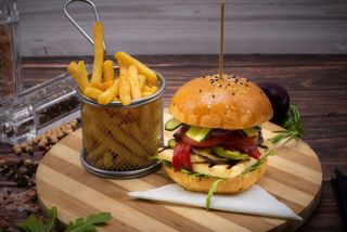 Halloumi burger
