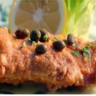 File de salau cu sos meuniere