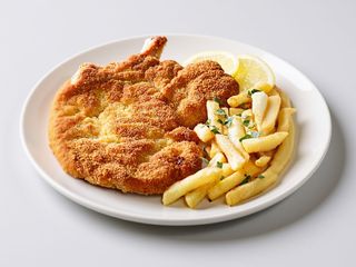 Cotoleta de porc cu cartofi wedges