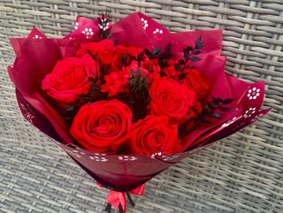 Buchet 'eternal 7 red'