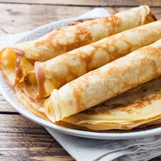 Clătite cu dulceață de vișine (3buc)