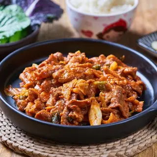 Spicy stir fry pork