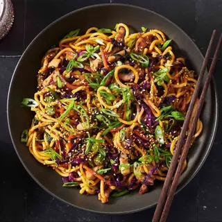 Shrimp stir fry noodles