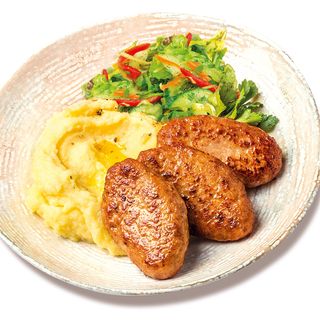 Parjoale de curcan cu piure de cartofi