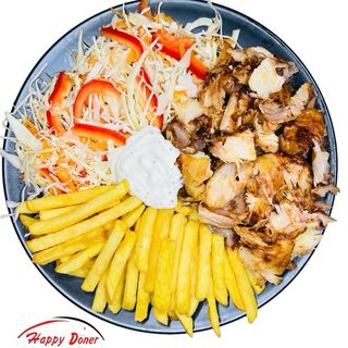 Kebab de pui la farfurie