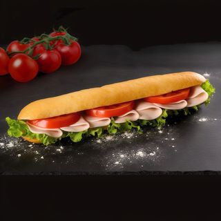 Sandviș cu șuncă de curcan