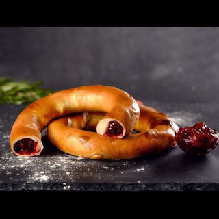 Covrig cu umplutură cu vișine