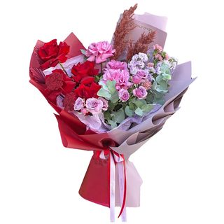 Buchet Lila and Red