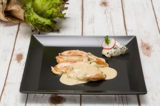 Pui cu gorgonzola