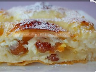 Plăcintă Cu Brânză  ȘI  Stafide