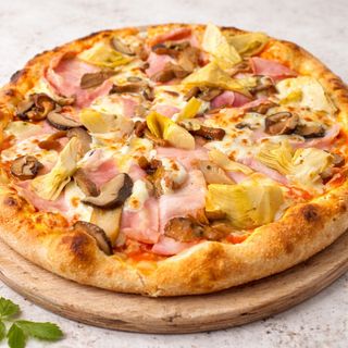  Pizza Prosciutto Cotto e Carciofi 