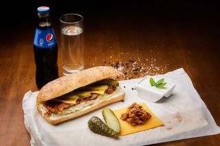 Pulled pork sandwich