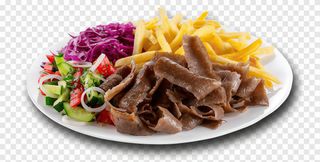 Doner vita farfurie