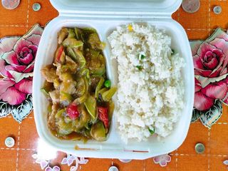 orze cu pui cu dovlecei