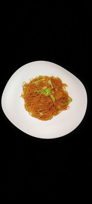 Spaghete de orez cu legume