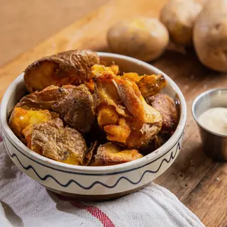 Crispy crushed potatoes