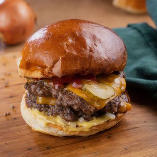 USDA prime double cheeseburger