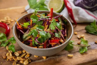 Spicy veg salad