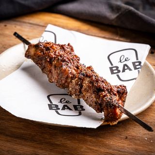 Terracotta Pot and two Pork Tenderloin Skewers