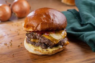 Usda prime double cheese burger