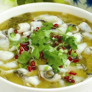 J05. Peste cu varza murata/酸菜鱼/Boiled fish with pickled Cabbage and Chilli