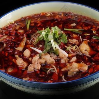 O01. Iepure in sos picant/ 水煮兔肉/Poached rabbit in hot chilli sauce*